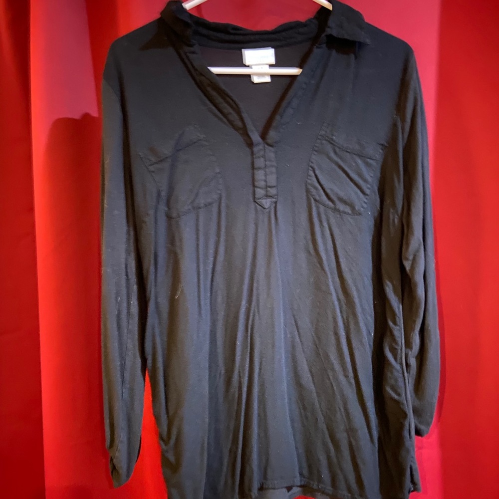 Black half sleeve shirt